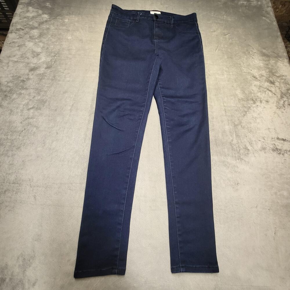 BISOU BISOU Jeans Womens 6 Blue Skinny Dark Wash Slim Stretch 5-Pocket